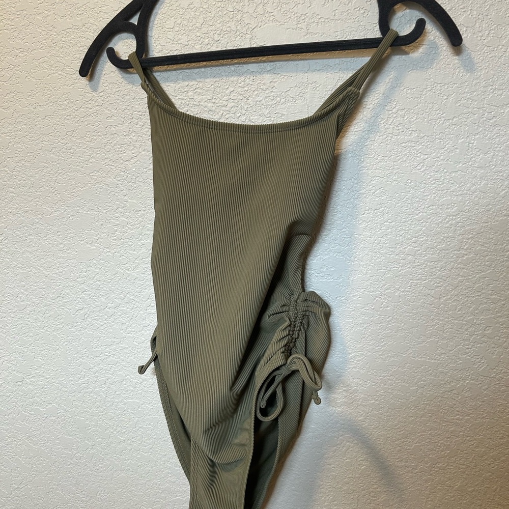 Olive Green Women’s One Piece Swimsuit